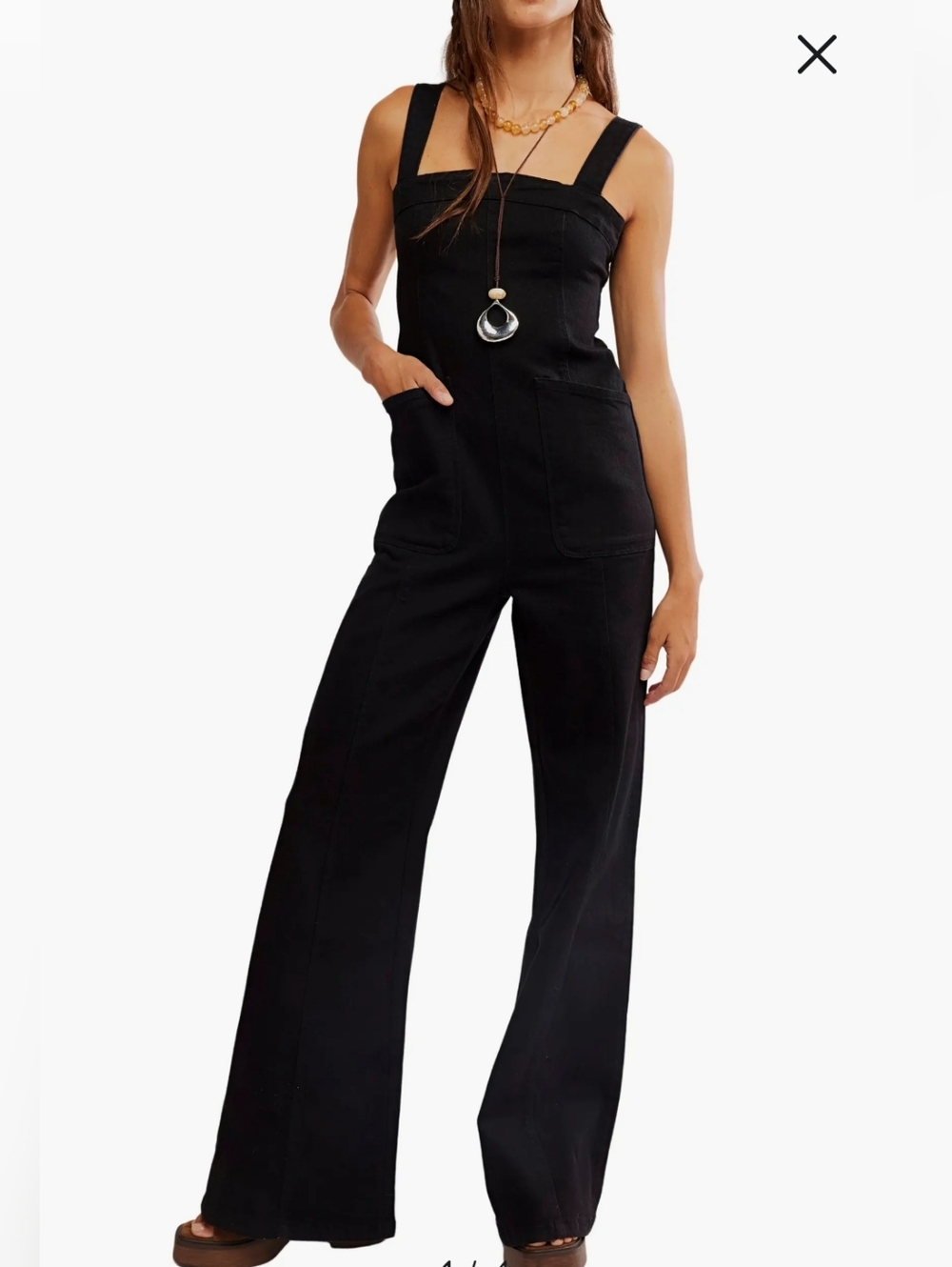 NWOT Free People Suns Out Bootcut Jumpsuit Sz XL